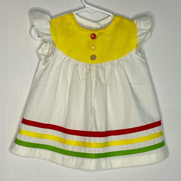 Vintage Other - 70s Sears Toddler Blouse Flutter Sleeves Babydoll 2T